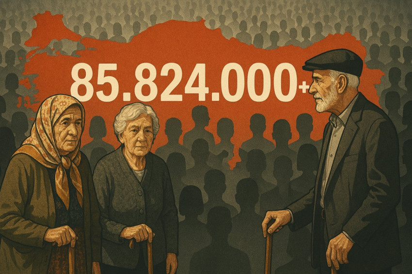 Türkiyenin nüfusu 85 milyon 824 bin kişiyi aştı