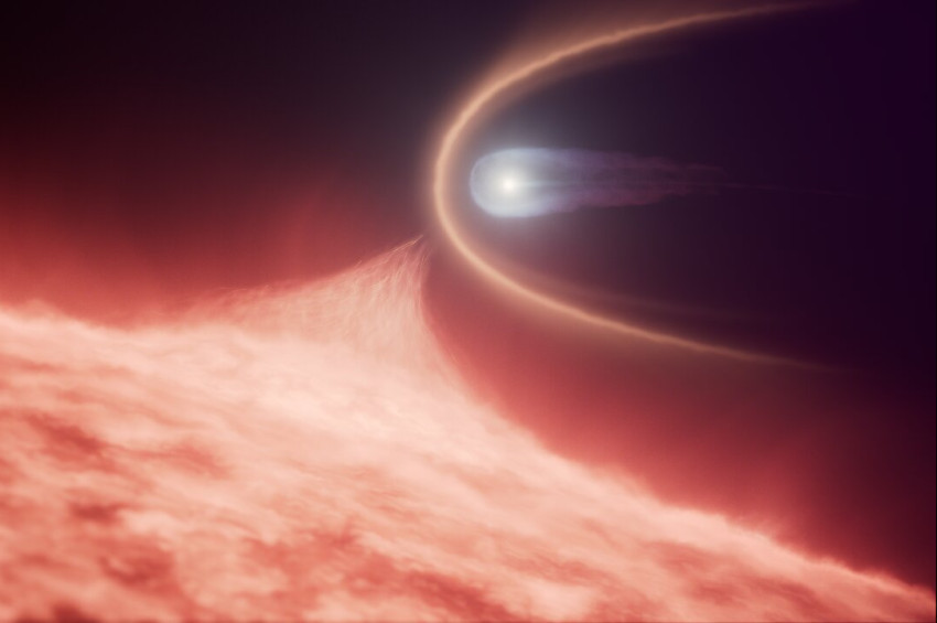 Atmosferinde karbon bulunan bir beyaz cüce keşfedildi