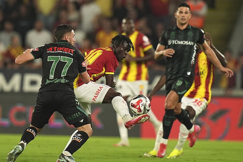 Göztepe ile Konyaspor karşılıklı gollerle puanları paylaştı: 1-1