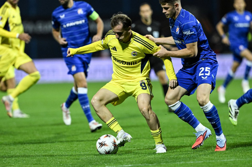 Fenerbahçe  Avrupa Ligine Dinamo Zagreb mağlubiyeti ile başladı: 3-1