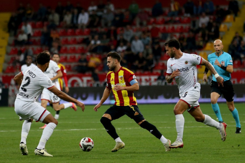 Kayserispor ile Gençlerbirliği 1-1 ile birer puana razı oldu
