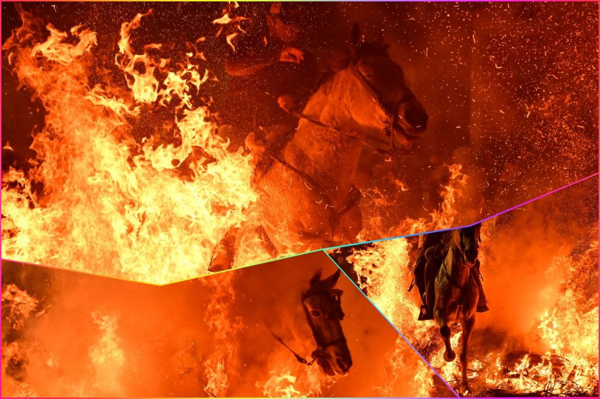 Ateşin ve kutsanan atların nefes kestiği anlar