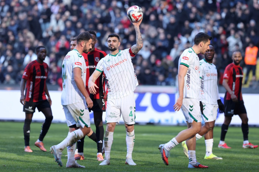 Gaziantep ile Konyaspor yenişemedi: 1-1
