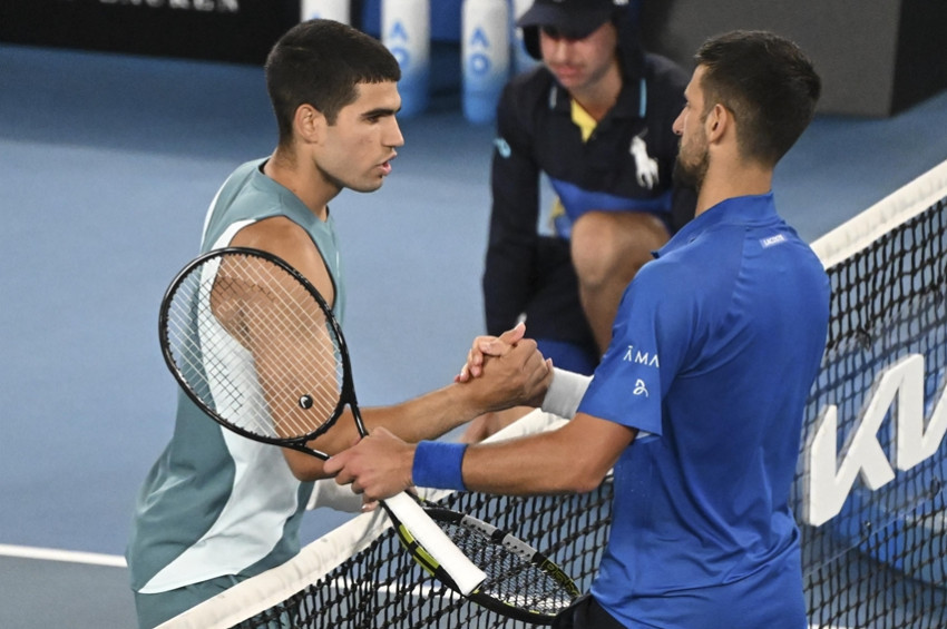Avustralya Açıkta erkeklerde finalin adı: Djokovic-Alcaraz