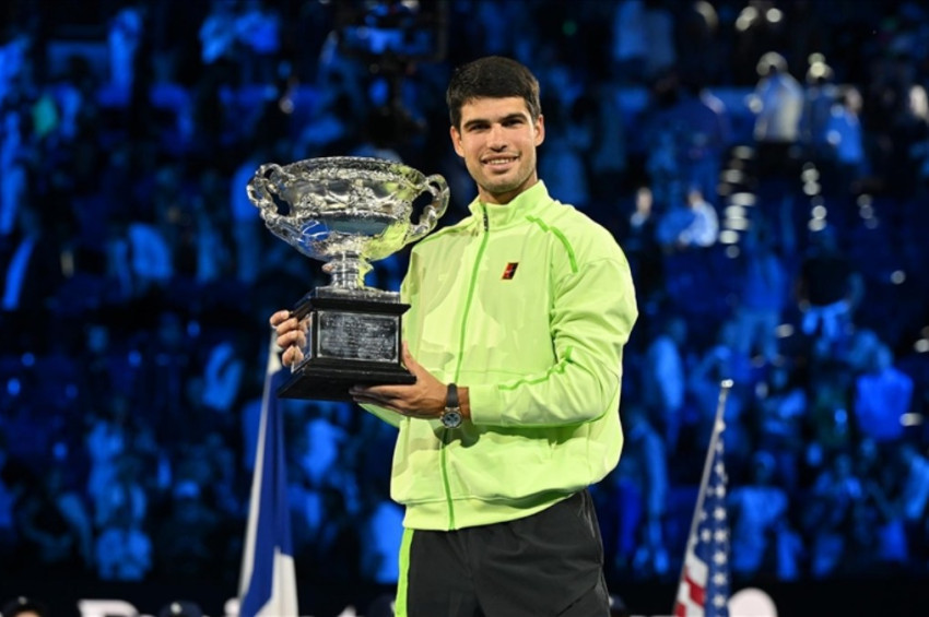  Avustralya Açıkta şampiyon Carlos Alcaraz