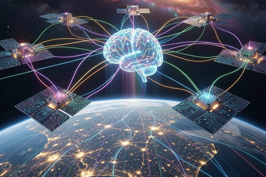 Çin uyduları arasındaki ağla,10 farklı yapay zeka modeli devreye girdi