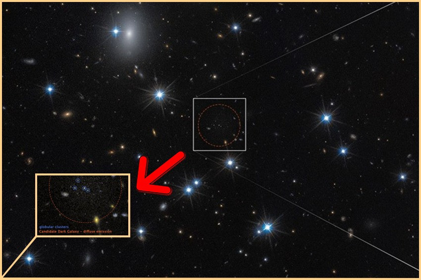 Evrenin en karanlık galaksisi keşfedildi: Sadece yüzde 1i görülebiliyor