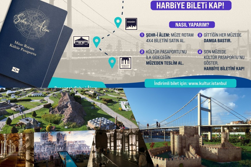 Harbiye Açık Hava konser bileti hediyeli ‘Şehri Alem: Müze Rotam’ kampanyası