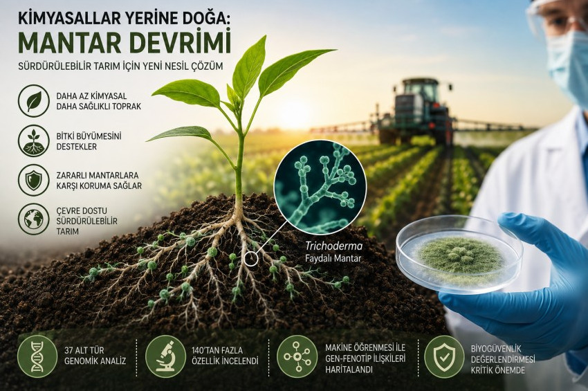 Tarımda kimyasalların yerini mantarlar alabilir