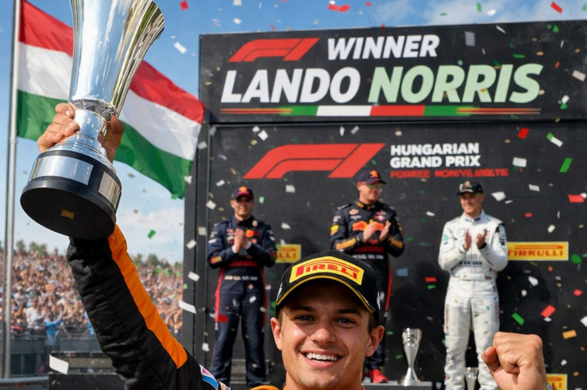 Formula 1  Macaristan Grand Prixsinde Lando Norris, poleden zafere uzandı